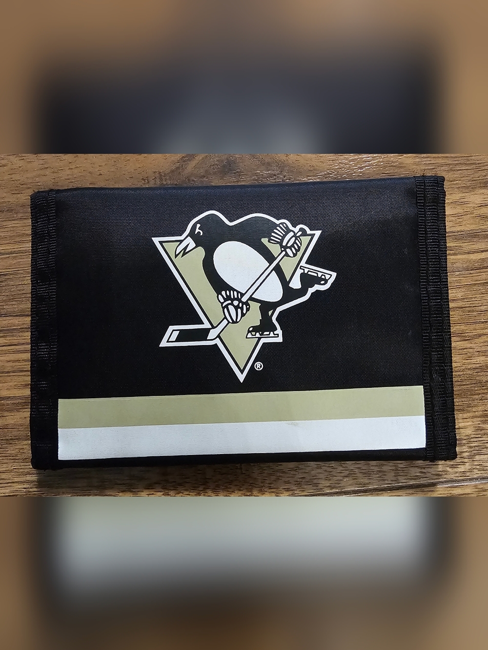 Pittsburgh Penguins Nylon Tri Fold Wallet